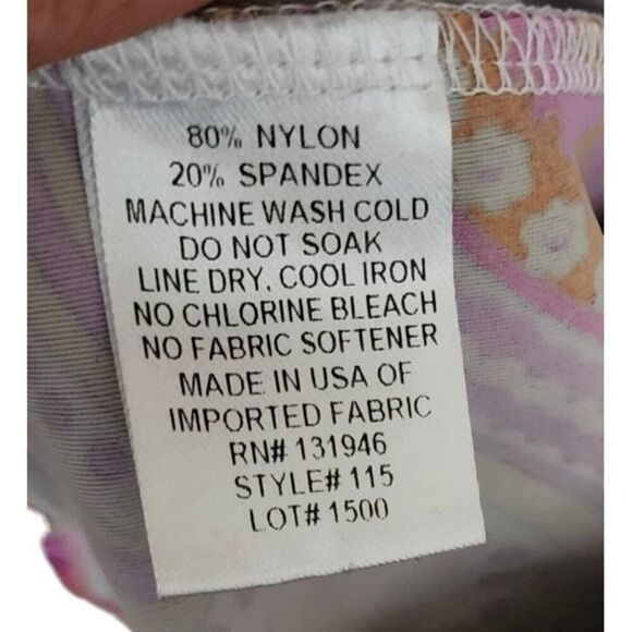 Jude Connally Sleeveless Halter Neck Paisley Shift Dress Womens M Pink - Picture 6 of 6